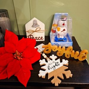 Christmas decor gift set frosty the snowman